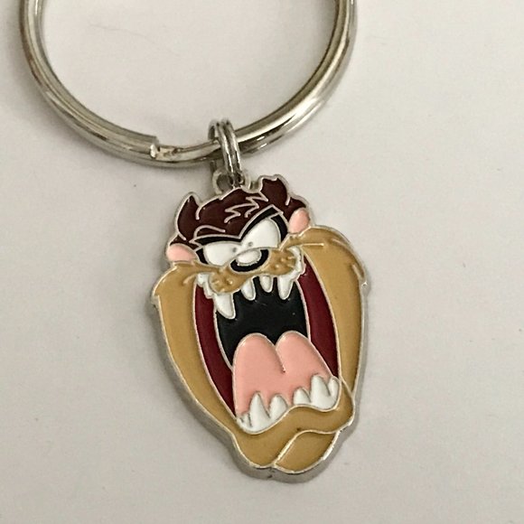 Taz Tasmanian Devil Charm Keychain Warner Bros. - Picture 2 of 8
